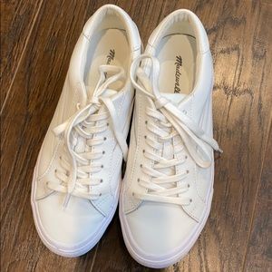 Madewell Sidewalk Sneakers - White size 8